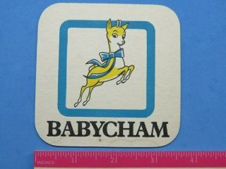 Beer Collectible Coaster Babycham Aparkles Just The Way I Want To Feel Oooh