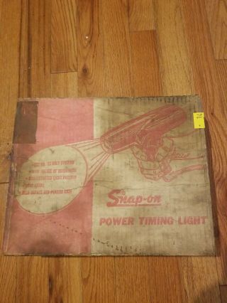 Vintage Snap - On Mt212a - 12 Volt Timing Light - Made In U.  S.  A. ,  Box