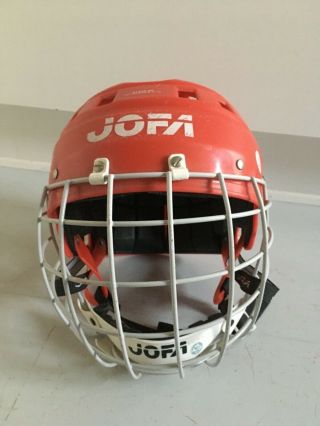 Vintage JOFA Hockey Helmet Sweden 51 - 246 SR Senior Adult size with cagemask 2