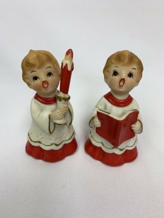 Vintage Christmas Carolers Figurines,  Japan