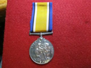 British Georgivs V Britt.  Omn Rex Et Ind Imp 1914 - 1918 Medal Edge Letters &ribbon