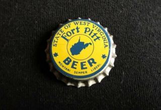 Fort Pitt Beer - Brewing Co Cork Bottle Cap Wv Tax 16oz Pittsburgh Pa