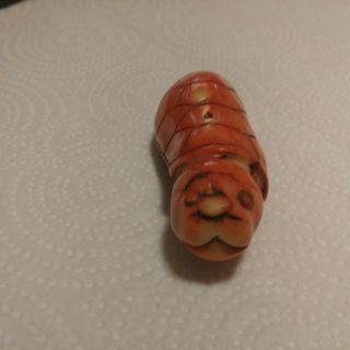 Vintage Hand Carved and Polished Red Coral Turtle Figurine 89 grams BIN OBO FS 2