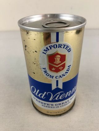 Old Vienna Bottom Opened Steel Pull Tab Beer Can