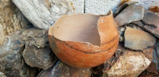 Ancient Anasazi Puerco Black On Red Pottery Jar Olla Arizona 2