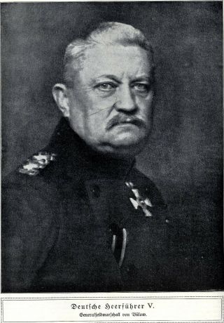 Generalfeldmarschall Von Bülow German Military Commander In World War 1