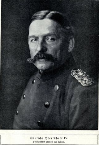Generaloberst Freiherr Von Hausen German Military Commander In World War 1