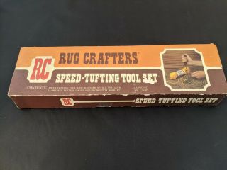 Vintage Rug Crafters Speed Tufting Tool Set