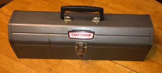 Vintage Craftsman Tombstone 65161 Tool Box With Removable Tray