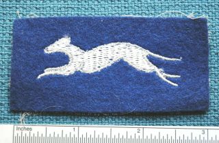 Wwi - Pre Wwii,  Us Army Postal Express Service,  Shoulder Patch,  White On Blue Wool