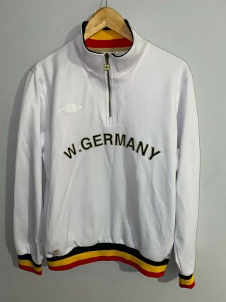Rare Vintage Umbro West Germany Football Track Jacket 66 - Mens Size L Soccer