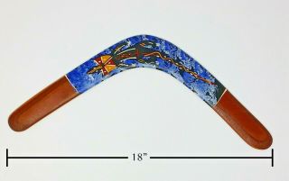 Authentic Aboriginal Art Boomerang 2
