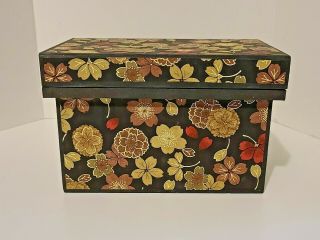 Japanese Washi Paper Wood Tea Box Caddy Handmade In Japan Jan Mcgregor Studios
