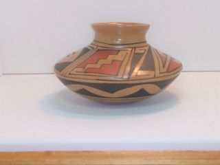 Vintage Mata Ortiz Handpainted Pottery Vase Signed Daniel Gonzalez