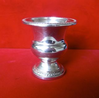 Vintage Sterling Silver 2.  75 - Inch Mini - Urn From The 1940 