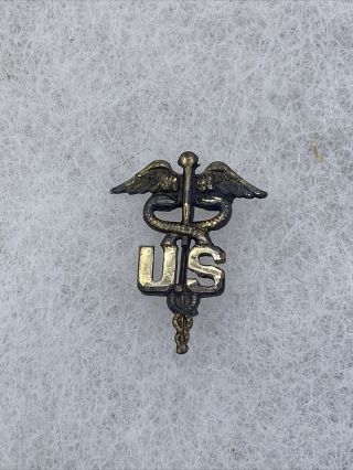 Ww1 Us Army Medical Corps Pin Sterling (vb834