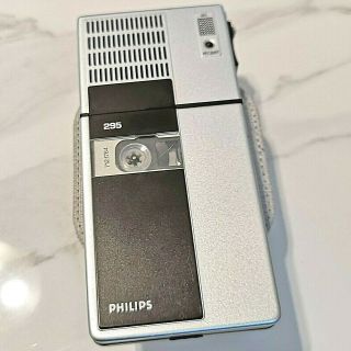 Vintage Philips Pocket Memo 295 Mini Cassette Dictaphone Voice Recorder