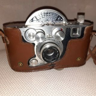 Vintage Universal Mercury Ii 35mm 1/2 Half Frame Camera F - 35mm Tricor 2.  7 Lens