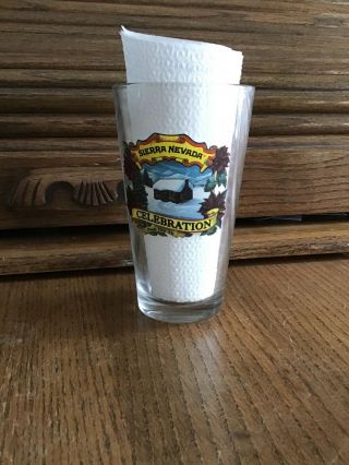 Sierra Nevada Brewing Company Celebration Ale Clear Pint Beer Glass