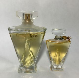 Vintage Guerlain Champs Elysees Edt Spray 1.  7 Fl Oz & Mini Perfume 0.  34 Fl Oz.