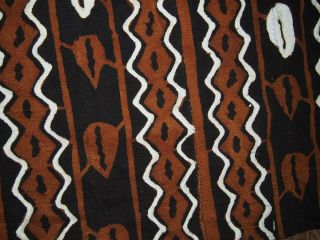 Bogolanfini Mudcloth Mud Cloth Fabric From Mali - 2 panels 40x15 