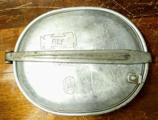 World War I L.  P.  & C.  1918 Mess Kit Personally Engraved No Utensils