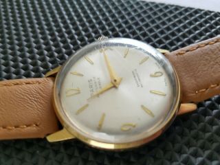 Vintage 1960s Mens Swiss Made PARIS Automatic 17 Jewels Watch.  GWO 3