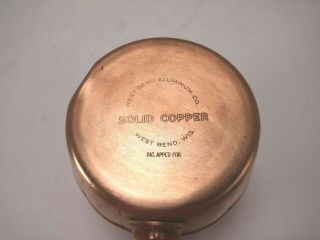 West Bend Solid Copper Barrel Mug Cup Moscow Mule Set of 4 Vintage MCM Polished 3