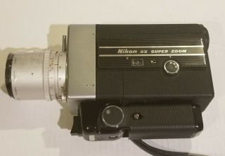Vintage Nikon 8x Zoom 8 Movie Camera