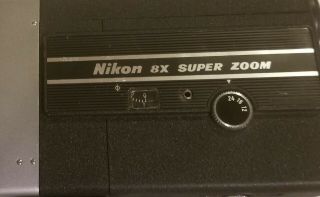 Vintage Nikon 8x Zoom 8 Movie Camera 3