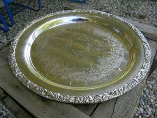Silver Plate Wilcox International Silver Co.  Beverly Manor 1371 Platter