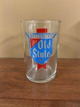 Old Style Shell Beer Glass - 3 1/2 " Tall