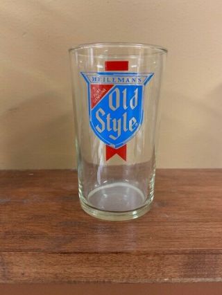 Old Style Shell Beer Glass - 4 1/4 " Tall