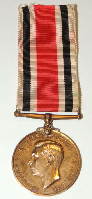 Ww2 King George Vi Special Constabulary Long Service Medal Benjamin A Tovell