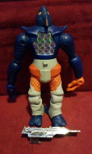 Vintage 1982 Revell Power Lords Raygoth Action Figure With Weapon