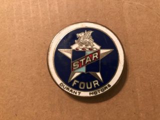 Early Vintage Durant Star Four Radiator Badge