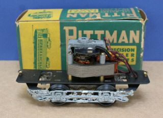 Vintage Pittman Ac221 O Scale Trolley Power Truck 2 Rail 16vac 12vdc Nib