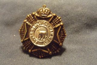 Post Ww I Canadian Collar Badge To The South Saskatchewan Regiment