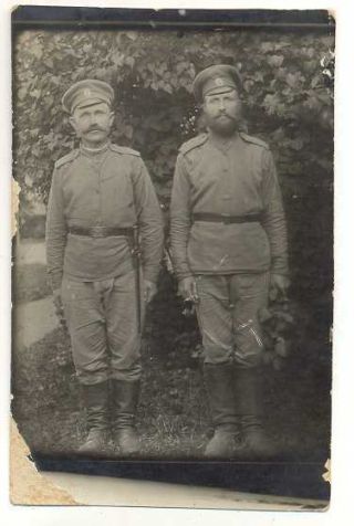Russian Wwi Soldiers With Bayonet Photo