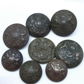 Wwi Ww1 Great Britain Buttons Military Uniform