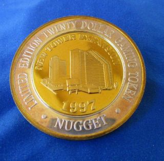 $20 Sparks Nugget Casino.  999 Silver Strike Slot Tower Expansion Token Hge