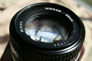 Nikon Nikkor 50mm f1.  4 Vintage Camera Lens 5173904 2
