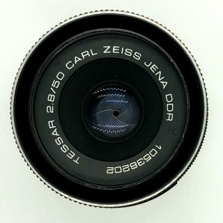 Vintage Carl Zeiss Jena DDR Tessar 50mm F/2.  8 Prime Lens M42 Pentax Thread Mount 2