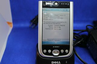 Dell Axim X50v Vintage Handheld Mobile Pda Charger & Docking Station -