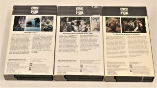 Vintage Star Wars VHS Trilogy 1977,  1980,  1983 Like 2