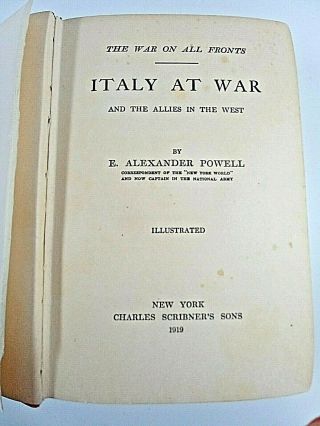 Ww1 Italian Italy At War The War On All Fronts Reference Book