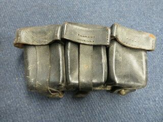 Wwi Imperial German M1909 Mauser Ammo Pouch - - Dated 1915 - Unit Marked