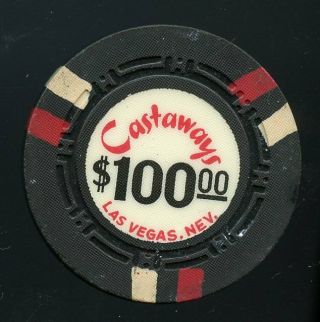 $100 Castaways 1st Issue 1963 Las Vegas Casino Chip Book $100 - $125