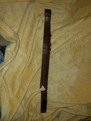 Ww1 Us Leather Rifle Sling 1918 Dated