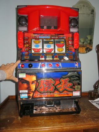 Bruce Lee Japanese Digital Lcd Pachislo Skill - Stop Slot Machine Perfectly